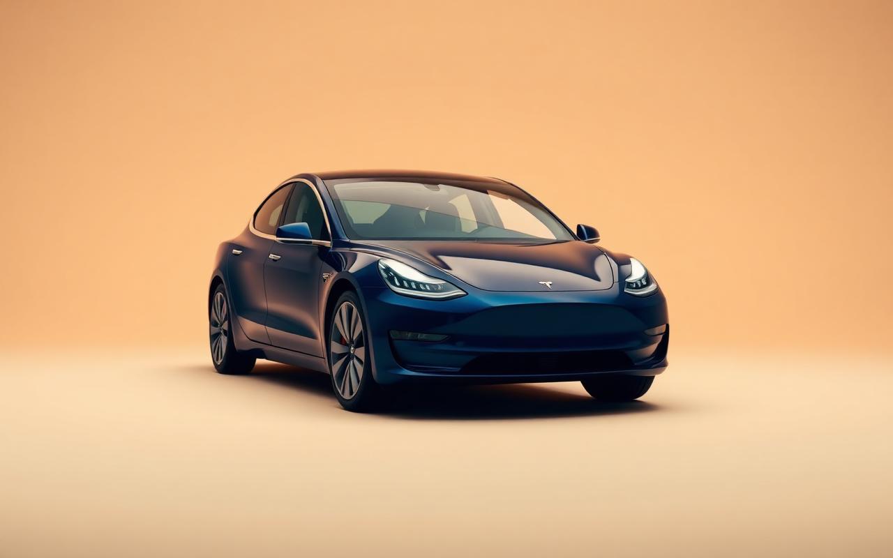 Tesla Model 3 charged and delivered